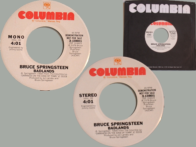 Bruce Springsteen - BADLANDS (MONO / STEREO)